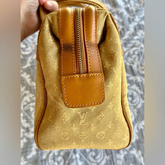 Louis Vuitton Mini Lin Yellow Denim Josephine Purse WITH Matching Wallet - Picture 8 of 17